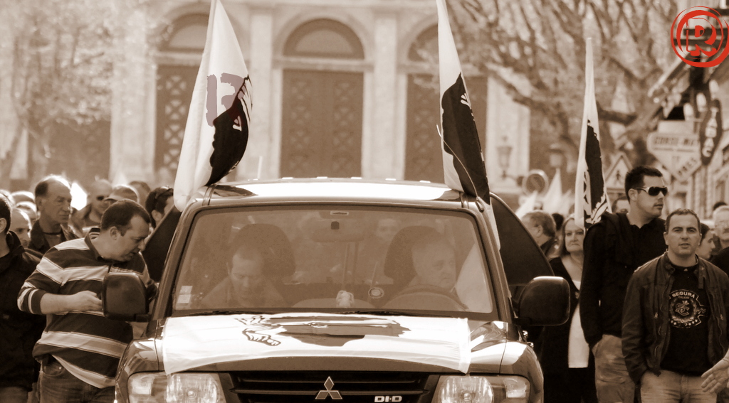 Manifestation RESISTENZA BASTIA AVRIL 2009