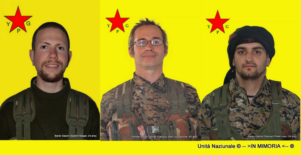 Corse Rojava : Trois internationalistes tombent en combattant la Turquie et  Daesh cc @bretagne_info